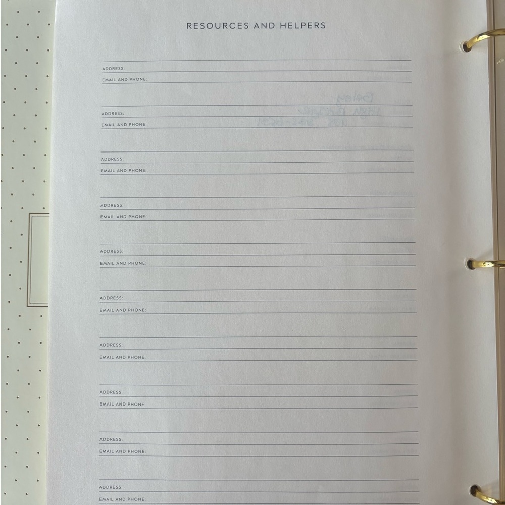 Kate Spade ♠️ wedding planner notebook - Picture 10 of 15